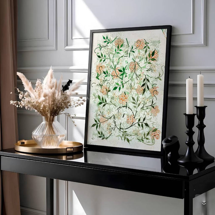 Historic Arts and Crafts Movement wall art print displaying William Morris&