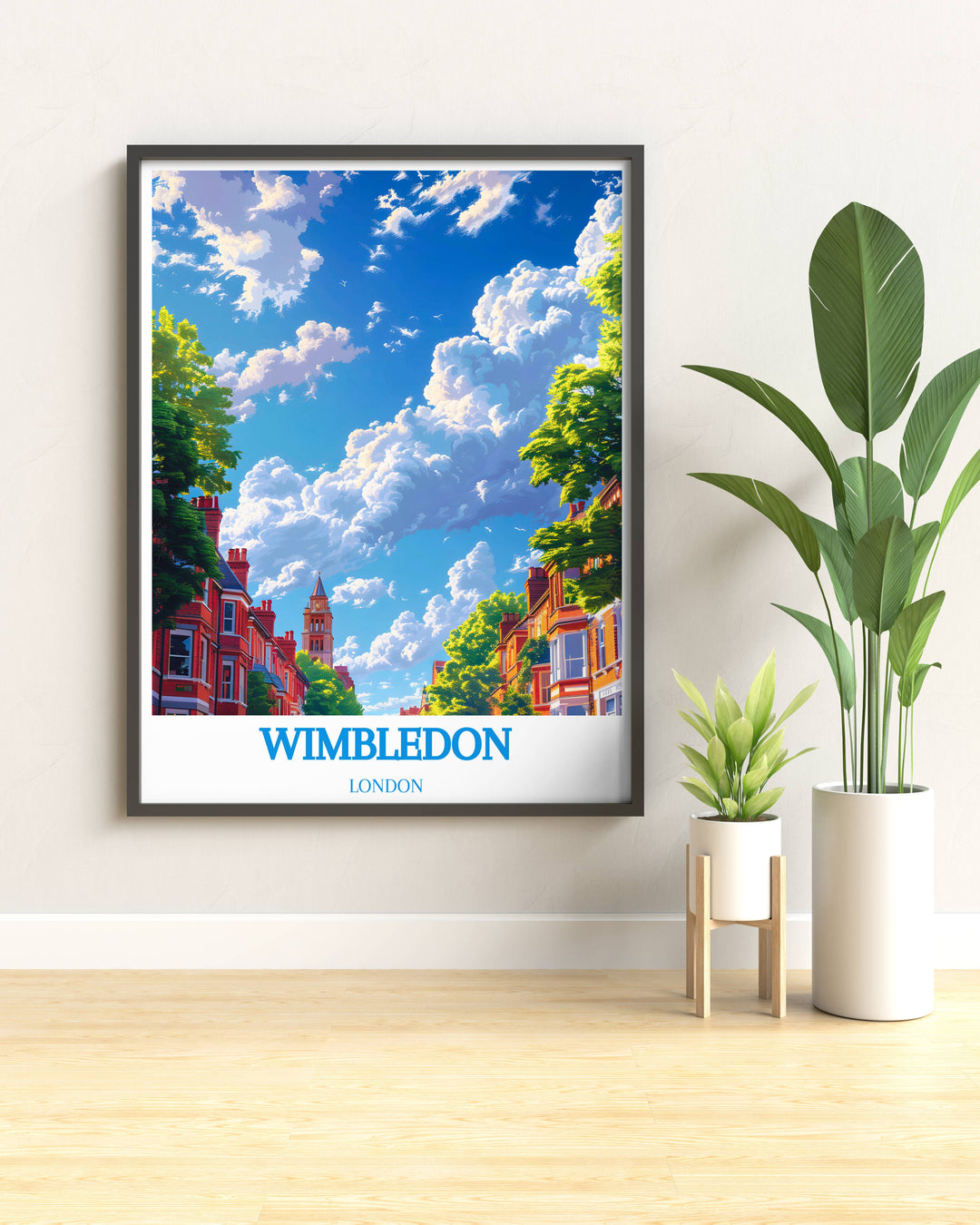 Captivating wall art of Wimbledon Common in Southwest London, highlighting the rich textures and serene landscapes of this beloved park.