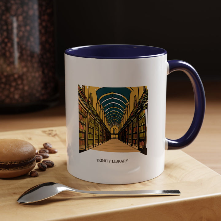 The Trinity Library mug celebrates Dublin’s historic library with a detailed design. Whether for coffee or tea, this mug adds a touch of Irish culture to your home. Microwave and dishwasher safe for convenience.