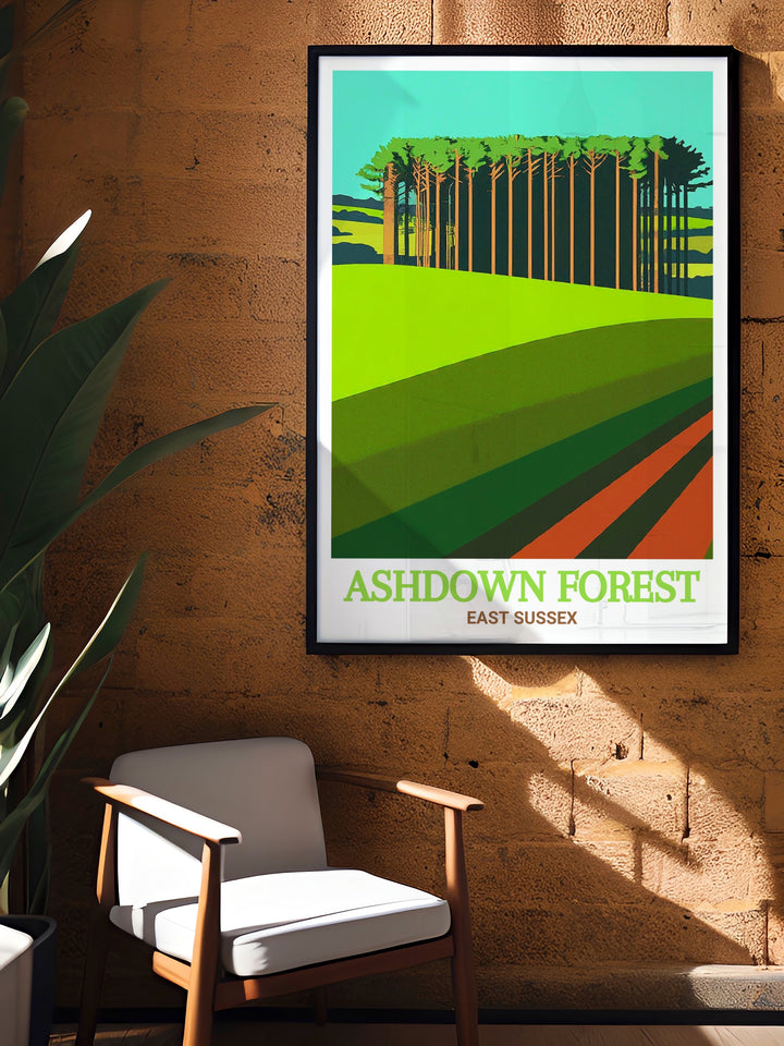 Ashdown Forest Decor featuring Friends Clump is an ideal choice for those who appreciate the natural beauty of the High Weald AONB this wall art offers a serene and peaceful atmosphere perfect for any room in your home adding a touch of elegance and tranquility