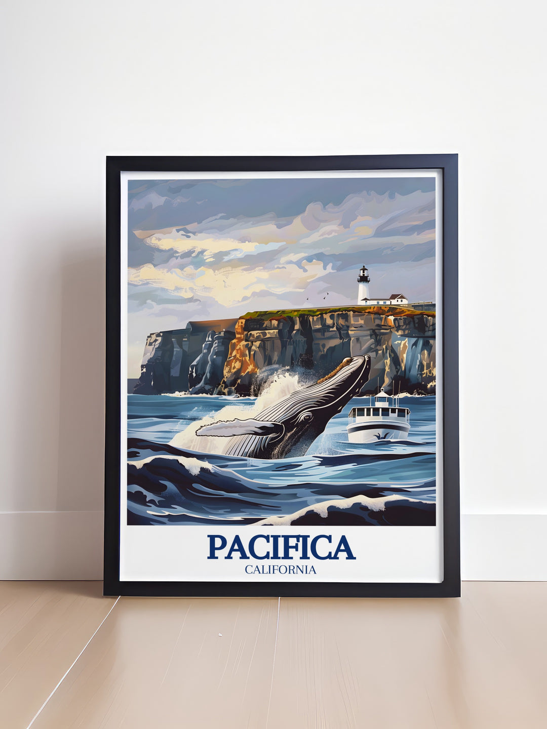 Stunning Pacifica prints of Mori Point and Sharp Park Beach capturing the natural beauty of California for your wall decor