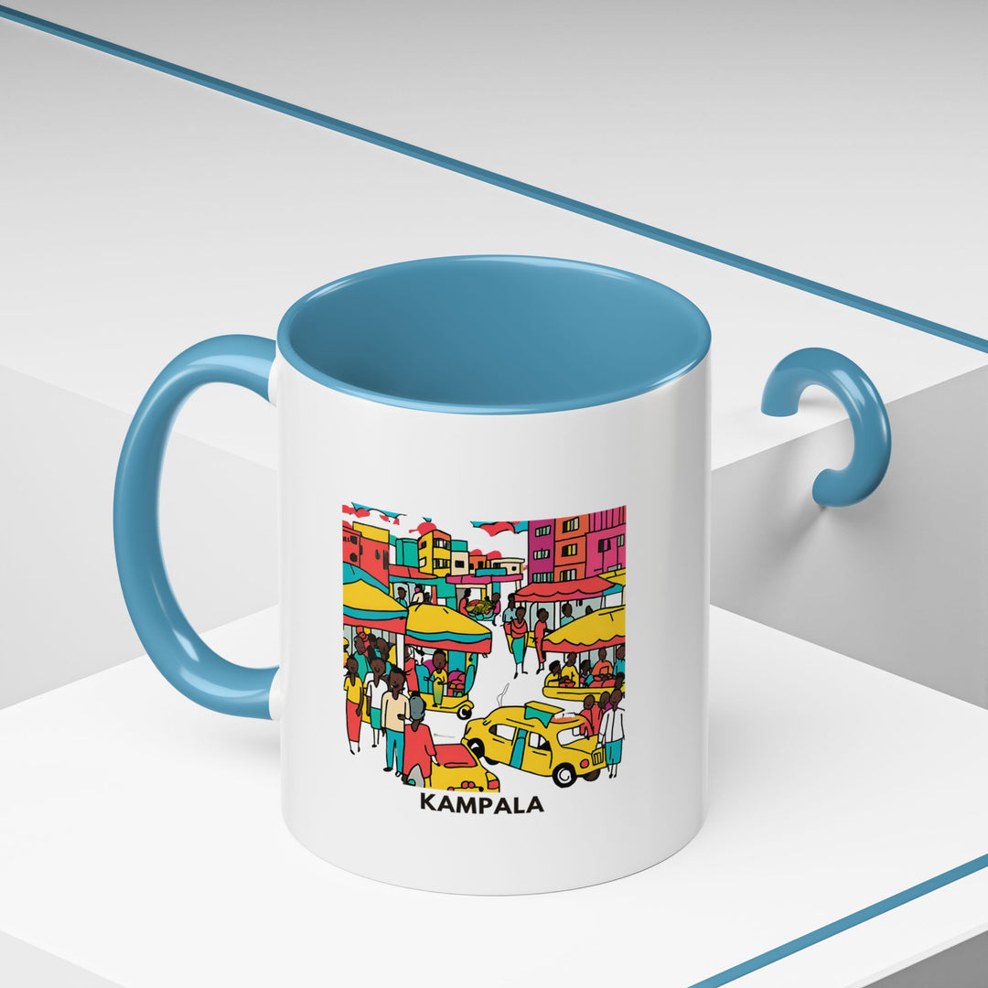 A beautifully crafted Kampala mug showcasing the lively spirit of Uganda’s capital. Ideal for coffee or tea lovers, it’s both dishwasher and microwave safe. A perfect gift for those who love Uganda’s culture or the city of Kampala.