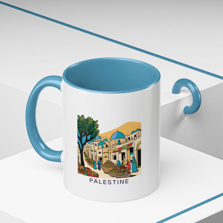 This Palestine mug highlights the charm and tradition of one of the Middle East’s most culturally rich regions. Crafted from durable ceramic, it is dishwasher safe and makes a thoughtful gift for travel enthusiasts and cultural admirers.