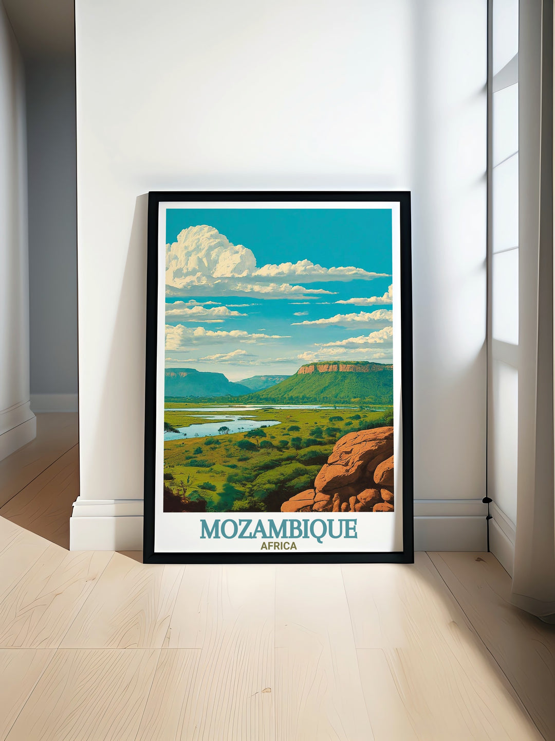 Experience the beauty of Mozambique with this Gorongosa National Park Canvas Art, which features sweeping views of the parks natural wonders. From rivers to mountains, this poster art brings Africas diverse ecosystems into your living space.