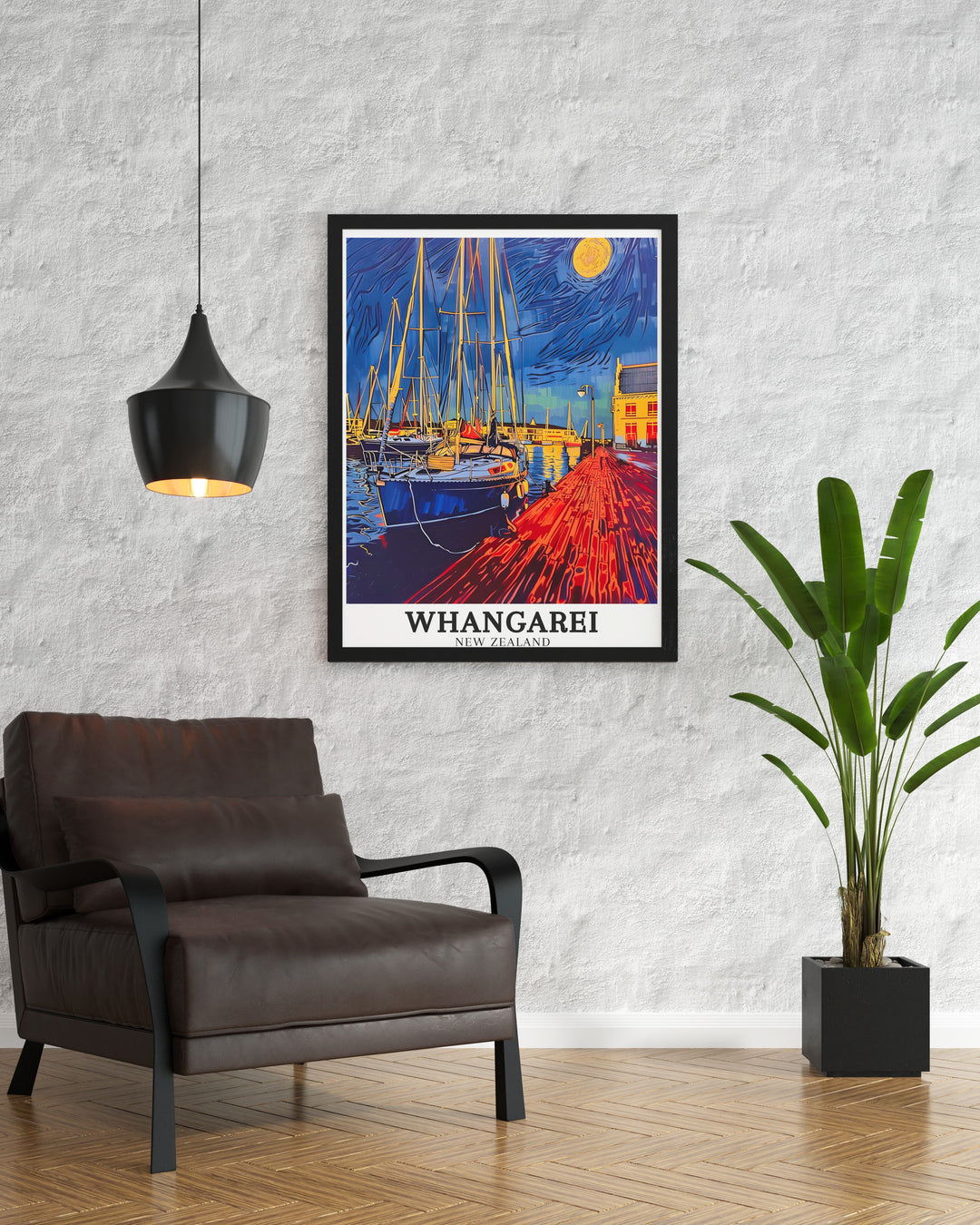 Whangarei Vintage Poster offering a nostalgic representation of Whangareis most beloved landmarks, including the Town Basin and Hatea River. This New Zealand travel print features a unique blend of cultural and natural beauty, making it an excellent choice for vintage inspired decor.