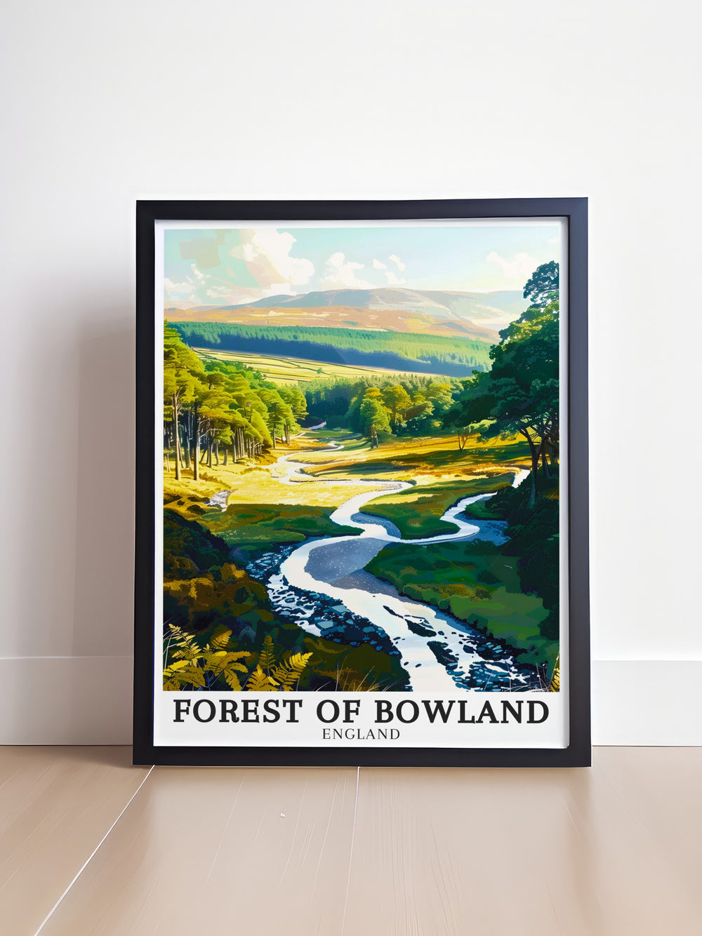 Gisburn Forest travel print captures the essence of one of the UKs most beautiful forests. This detailed artwork showcases its towering trees and serene paths, making it a perfect gift for outdoor enthusiasts. Whether youve explored Gisburn Forest or dream of visiting, this print brings its natural beauty into your home.