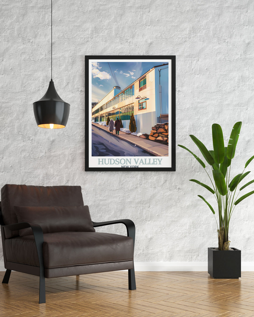 The Wick Hotel wall art features a modern fine line map of the Hudson Valley in black and white this elegant artwork is ideal for transforming your home decor into a stylish space perfect for special gifts for birthdays anniversaries or Christmas celebrations.