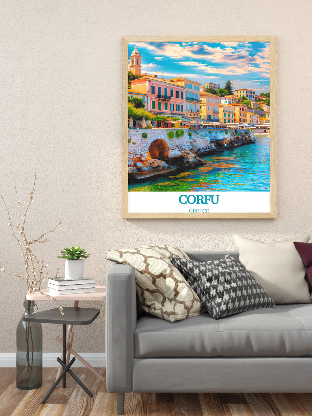 Old Town framed prints from Corfu Greece a beautiful addition to your decor