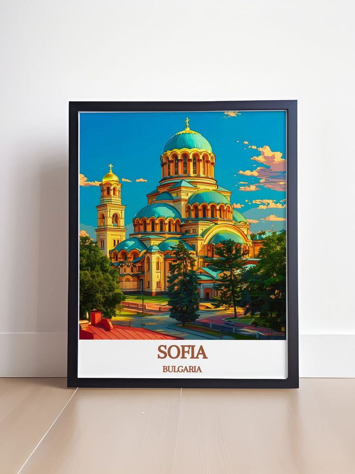 Captivating Bulgaria Photography of BULGARIA St. Alexander Nevsky Cathedral offering a timeless piece of art that celebrates the beauty and history of Bulgaria an elegant addition to any wall.