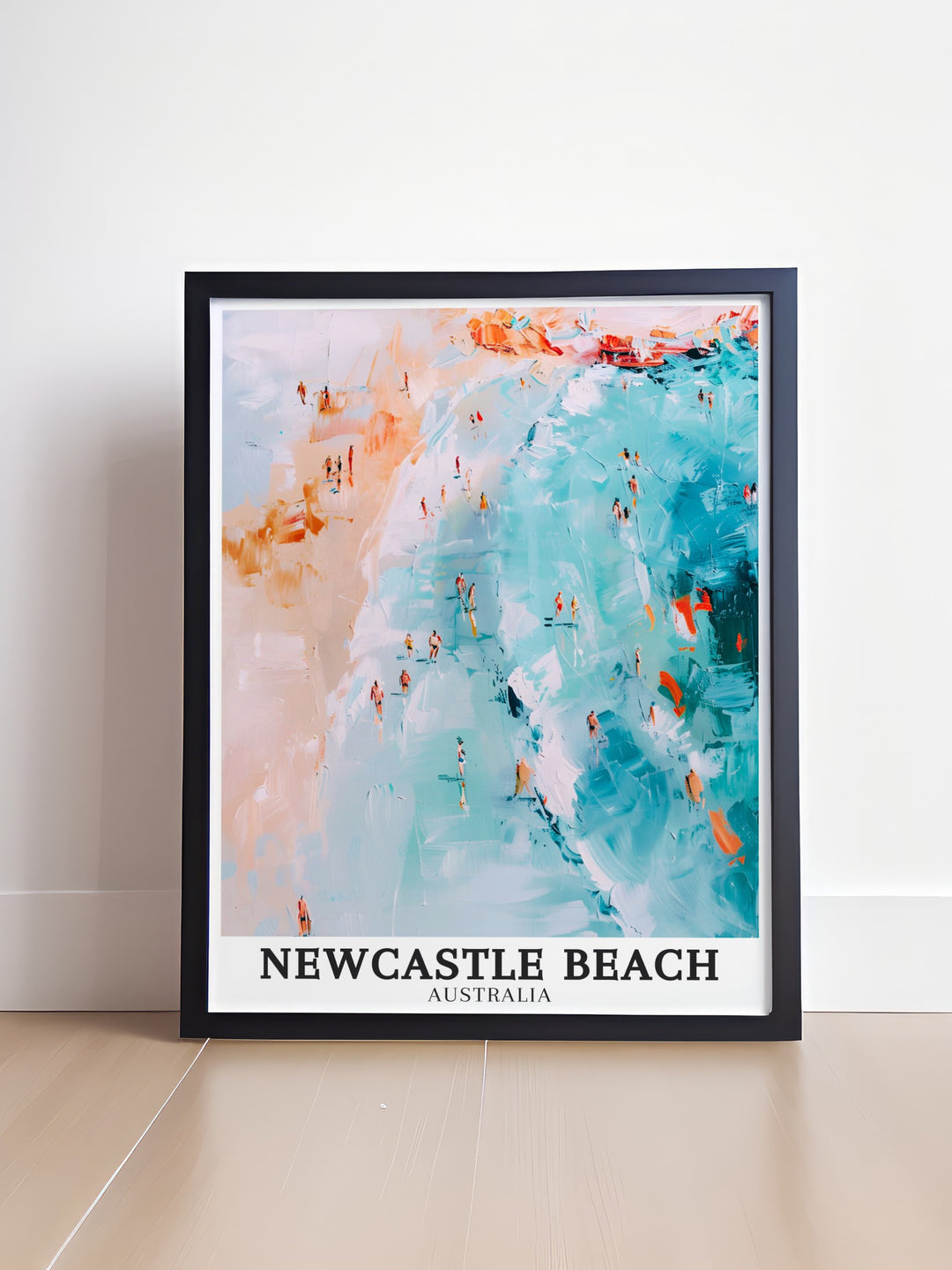 Merewether Beach Print brings the dynamic energy of this iconic Australian beach into your home. Known for its excellent surfing conditions, Merewether Beach is depicted in vivid detail, making this print a must have for anyone who loves the ocean. The artwork captures the essence of the beach, offering a window into Australias coastal beauty.