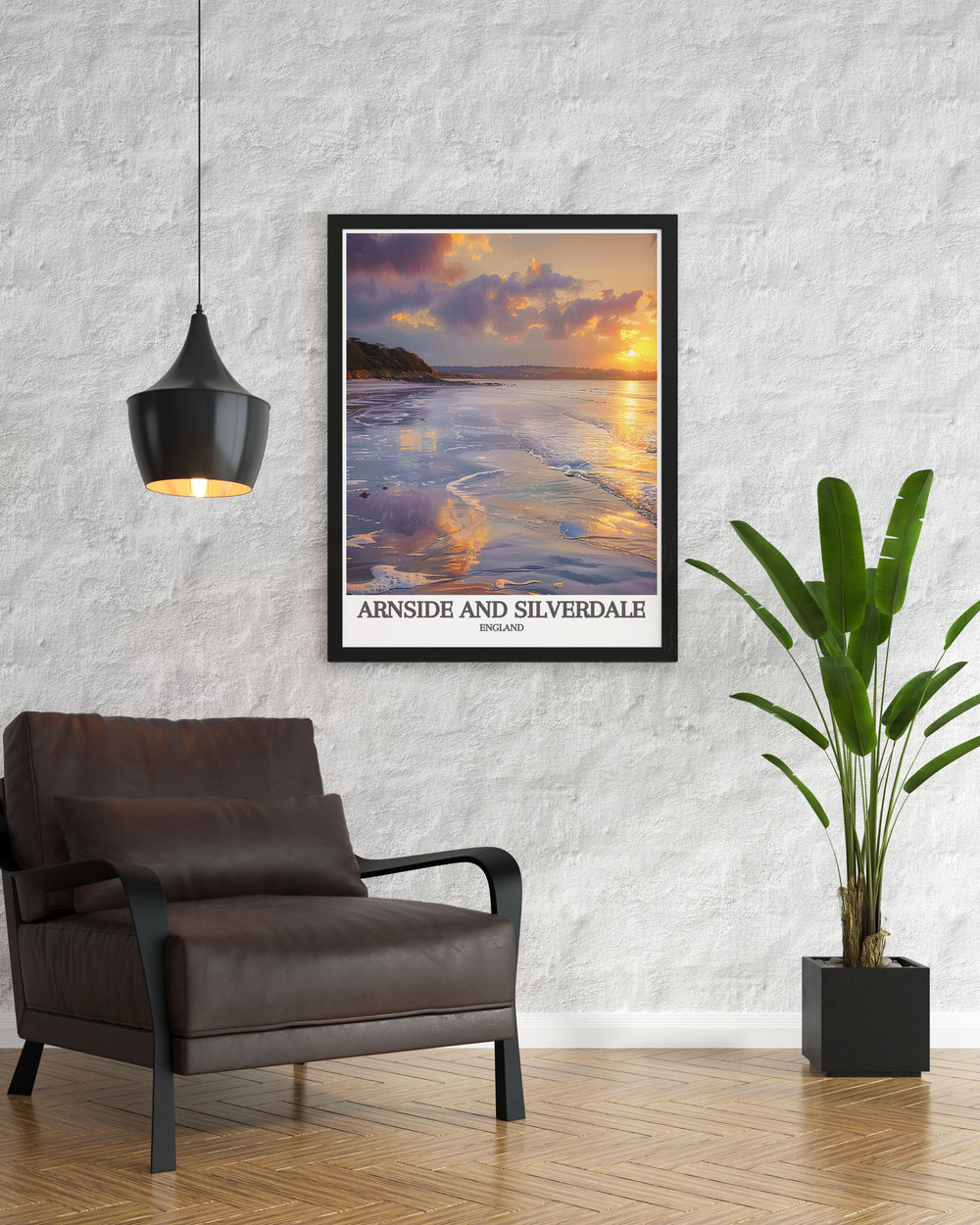 AONB travel prints capturing the tranquil beauty of Morecambe Bay including Silverdale and Arnside ideal for modern home decor and art lovers