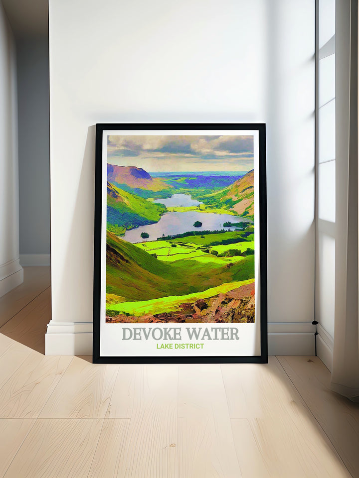 Featuring the dramatic ridgelines of Rough Crag, this canvas art celebrates the untamed beauty of the Lake District National Park. Perfect for nature lovers, this artwork offers a glimpse into the wild landscapes of Cumbria.