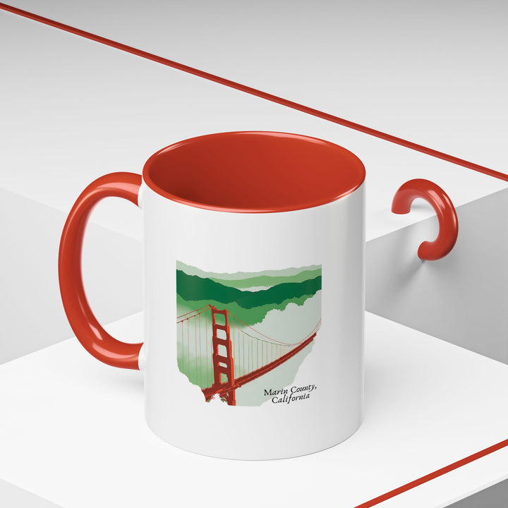 This Marin County California mug blends artistic craftsmanship with practicality. Featuring stunning designs inspired by Marin’s charm, it is dishwasher-safe and made from durable ceramic, making it ideal for coffee or tea lovers. A great gift for collectors.