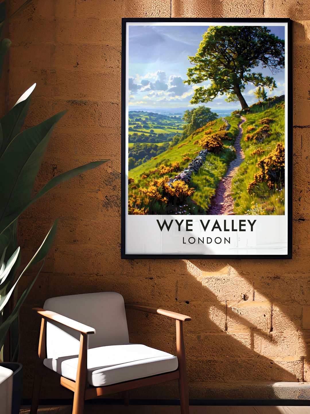 Offas Dyke Path Framed Prints capturing the timeless appeal of the Wye Valley perfect for adding a touch of elegance and history to your home decor