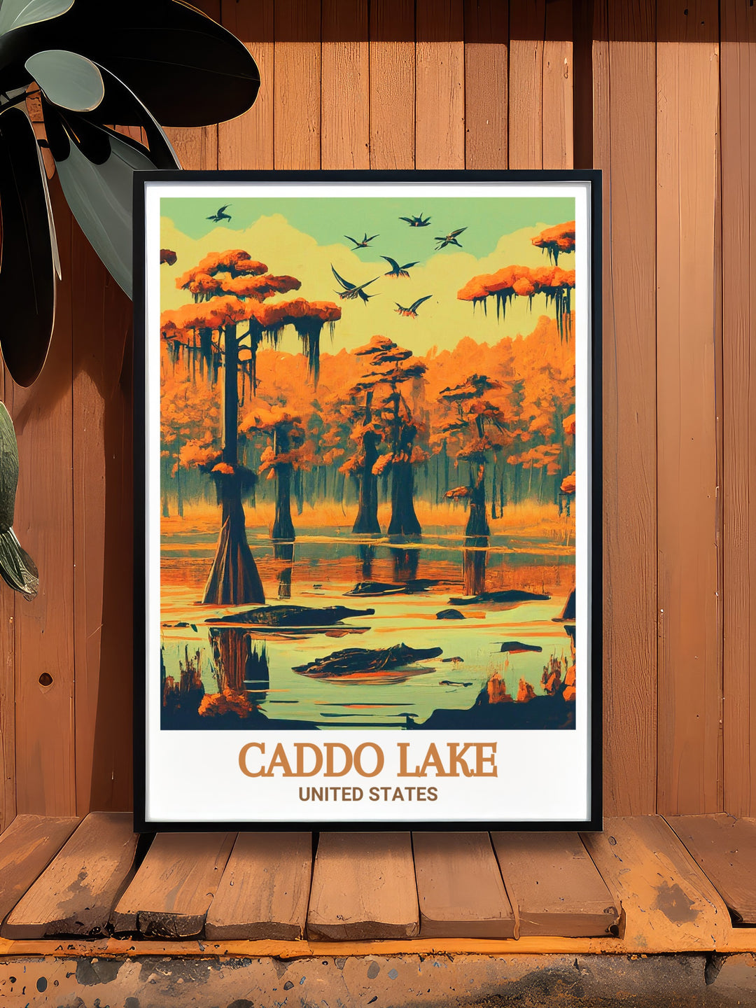 Texas Decor with Caddo Lake Wall Art and Alligator Bayou Stunning Living Room Decor perfect for adding a touch of nature to your home featuring Texas Artwork that captures the beauty of Caddo Lake and Alligator Bayou making it an ideal Texas Gift for loved ones