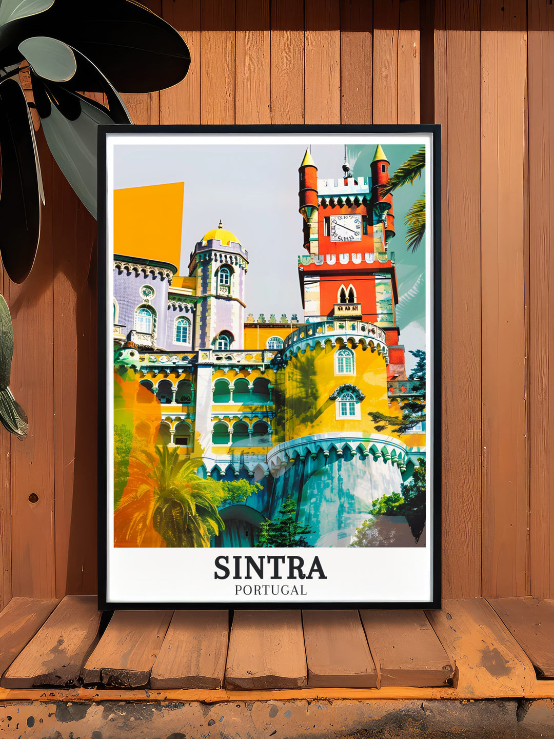 Portugal Art Decor including modern prints of Pena National Palace Portuguese Riviera elegant home decor pieces capturing the essence of Portuguese history