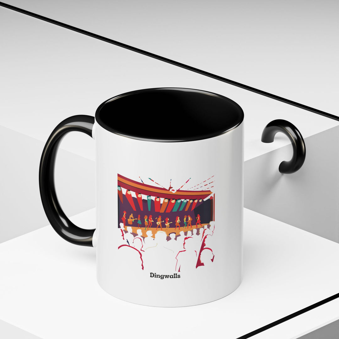 Celebrate the charm of Dingwalls with this Camden mug featuring artistic designs. Made from durable ceramic, it is microwave and dishwasher safe, making it ideal for daily use or as a special gift for fans of London’s iconic venues.