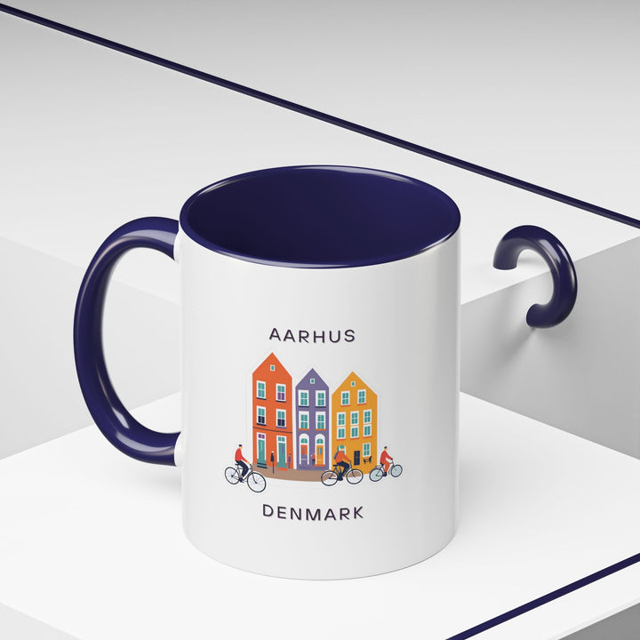 Bring home the essence of Aarhus with this Danish Mug. Featuring intricate artwork, its an ideal keepsake for those who love Denmark. Durable and stylish, its perfect for morning coffee or evening tea and a meaningful gift for any occasion.