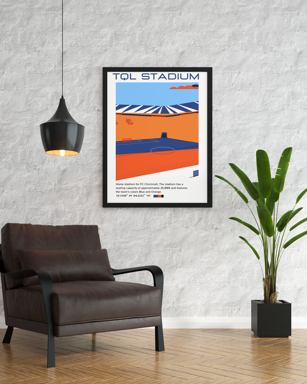 This exclusive TQL Stadium print brings the vibrant atmosphere of an FC Cincinnati match into your home highlighting the architectural beauty of the stadium and the excitement of Major League Soccer.