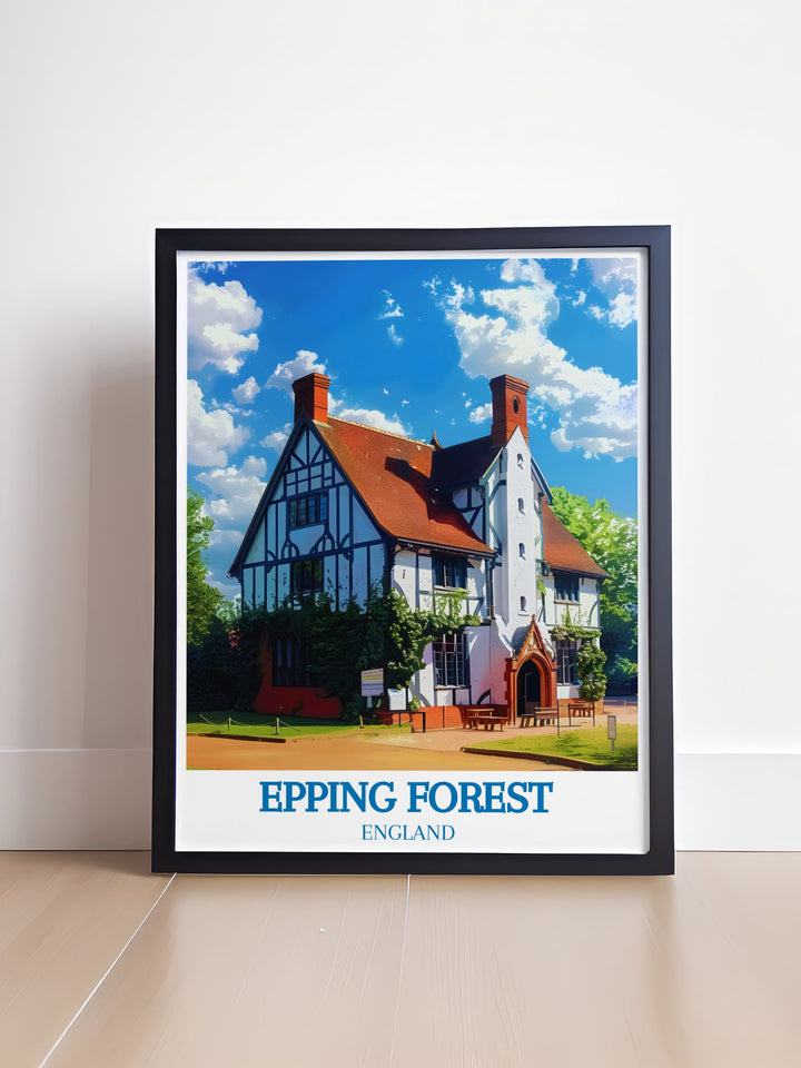 Custom print showcasing the unique landscapes of Epping Forest, providing a fresh perspective of Londons green haven.