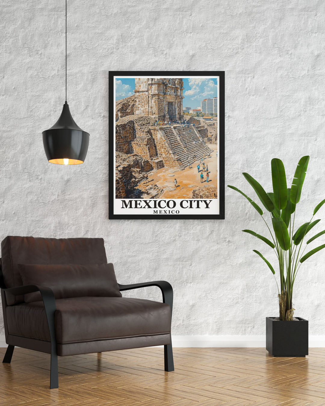 Enhance your home decor with our Temple Mayor Mexico City Poster capturing the vibrant history and beauty of this iconic site making it a thoughtful gift for birthdays anniversaries and special occasions