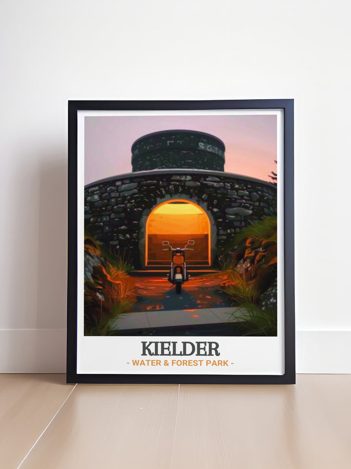 Captivating Kielder Skyspace wall decor featuring the iconic art installation at Kielder Water & Forest Park. The vibrant colors and intricate details of this print celebrate the beauty and creativity of Kielder Skyspace, making it a meaningful addition to any living space.