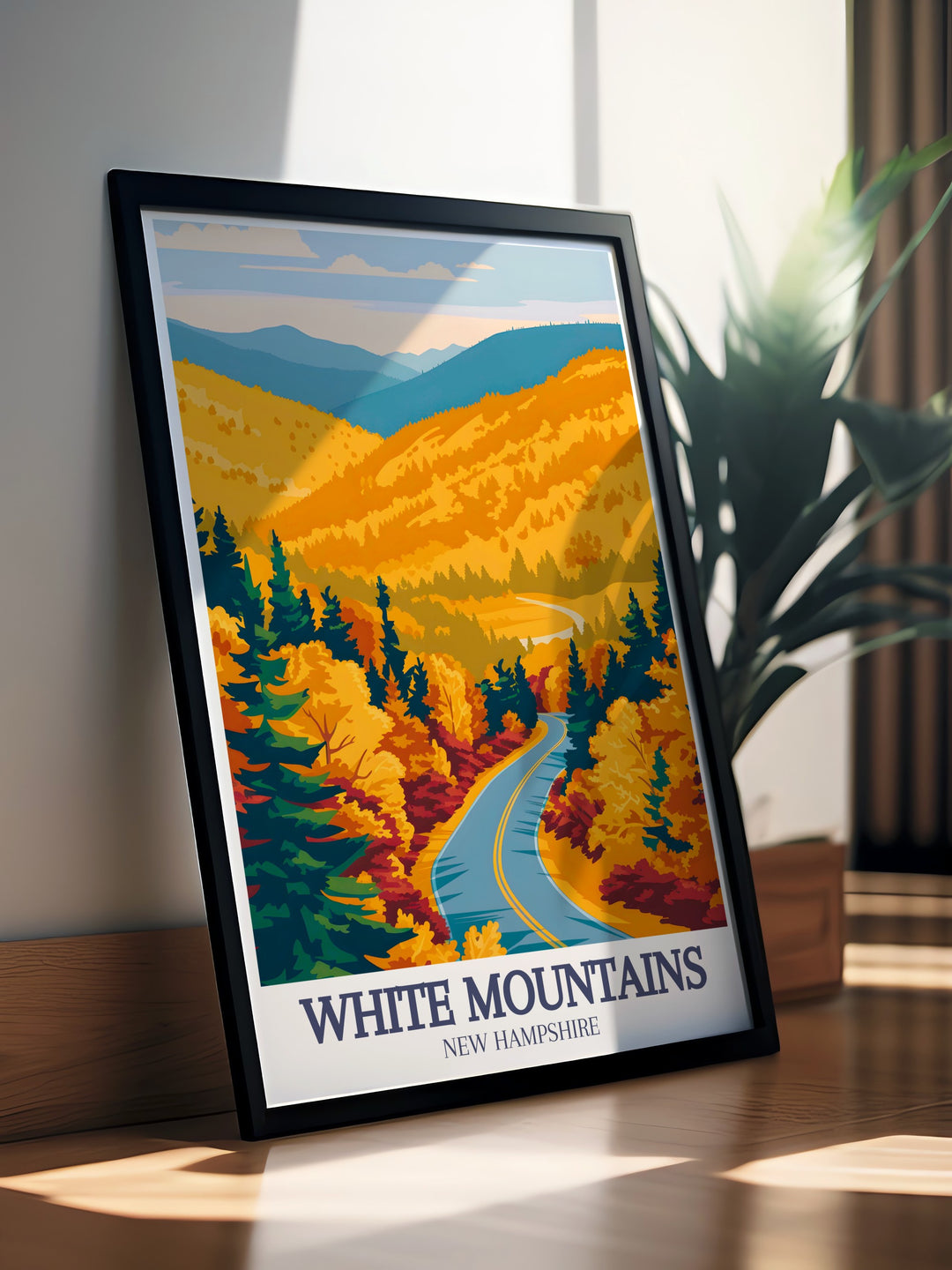 Kancamagus Highway Canvas Print captures the winding roads and natural splendor of New Hampshires White Mountains. Ideal for those who appreciate the outdoors, this print is a beautiful addition to any home decor.