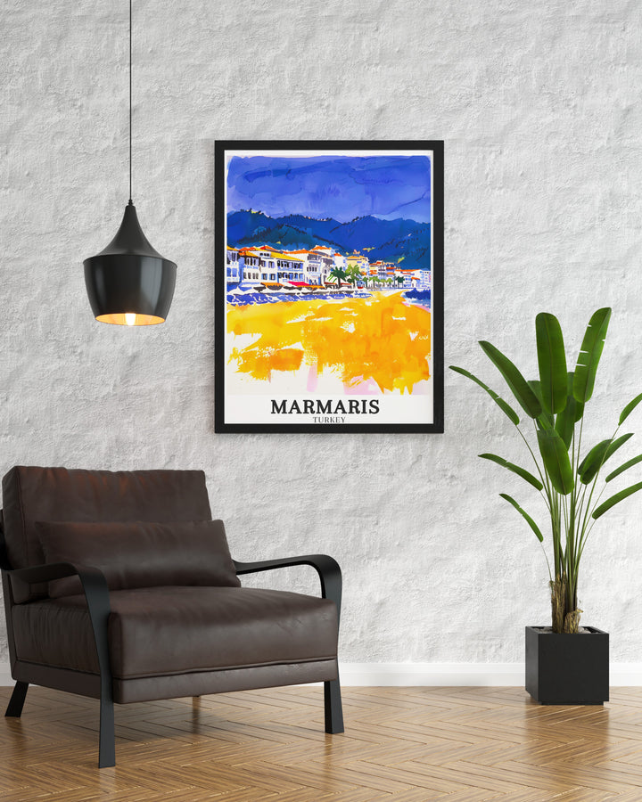 Enhance your living space with Marmaris Travel Art and Clear Lake Coast Ranges Lake County Perfect as a Turkey Travel Gift this stunning Marmaris Poster Print blends seamlessly into any decor style bringing the charm of Turkey into your home with vibrant colors and detailed artwork