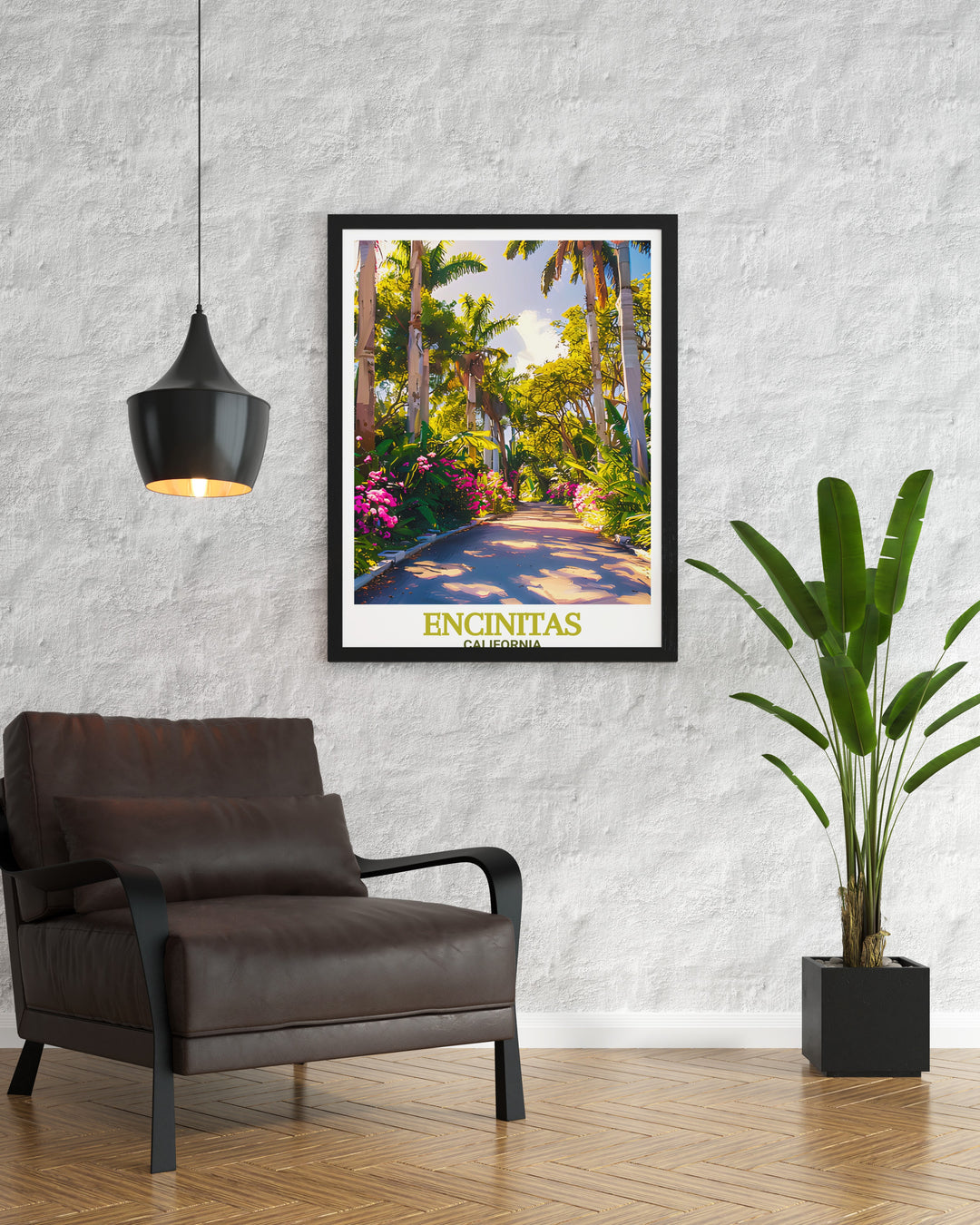 San Diego Botanic Garden canvas art captures the natural beauty of this Encinitas gem, featuring lush greenery and the peaceful surroundings of Californias coast. This travel print is perfect for home decor or as a thoughtful gift for nature enthusiasts.