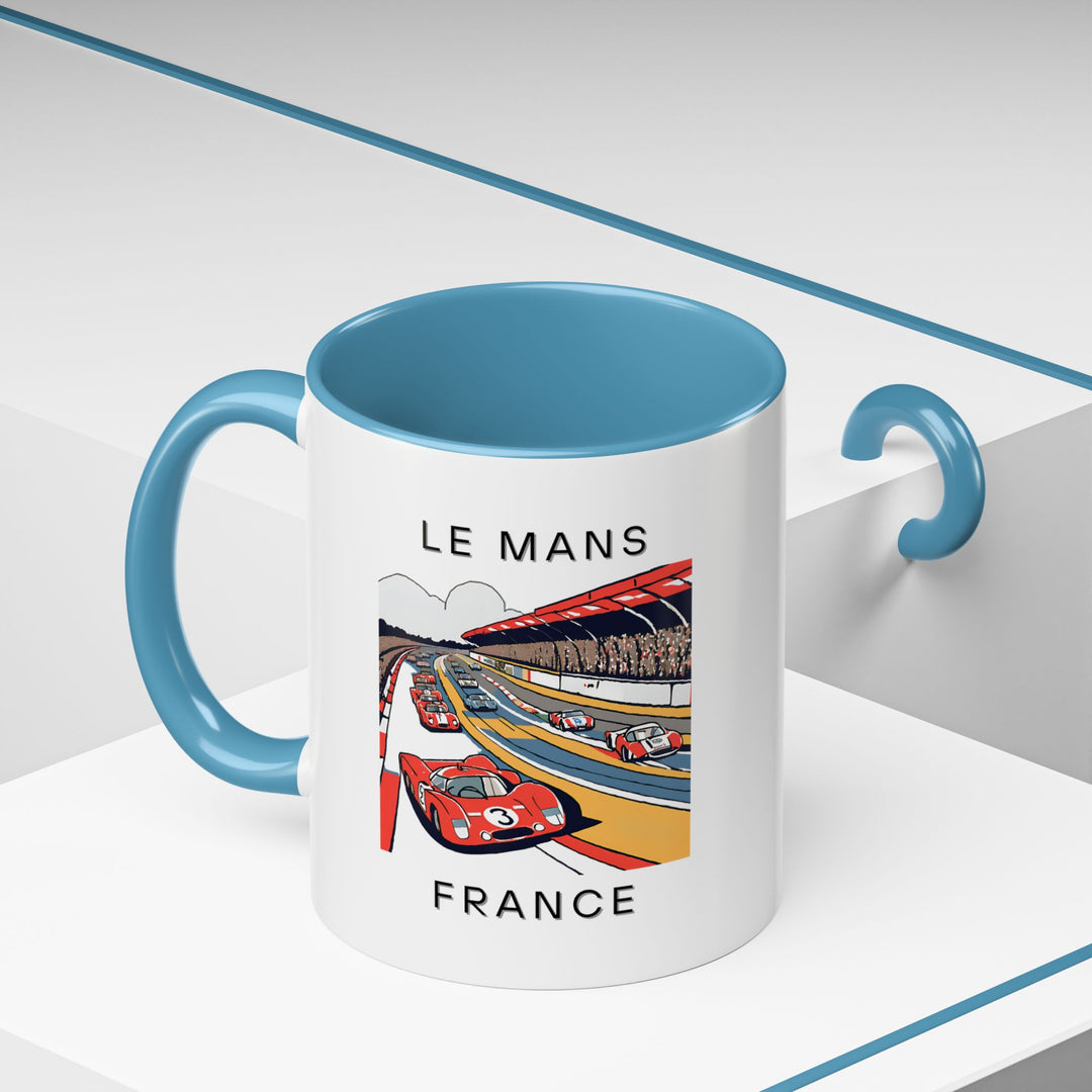 Enjoy your drinks in style with the Le Mans France mug. Featuring detailed artwork of the city’s landmarks, it brings a touch of French culture to your kitchen. Dishwasher and microwave safe for convenience, it’s perfect for daily use.