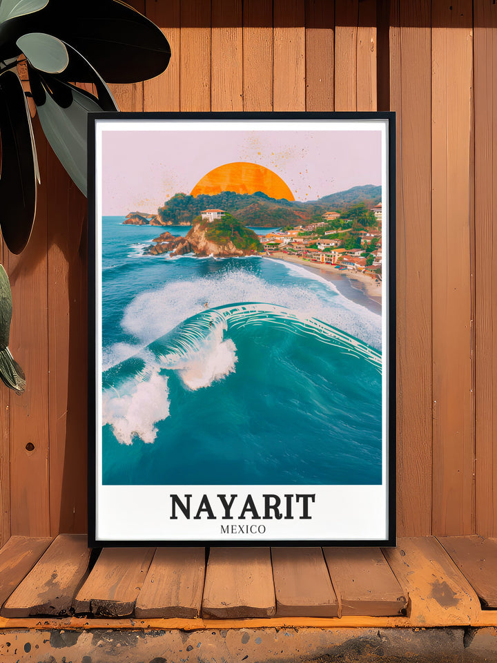 Add coastal charm to your home with Sayulita Coastline Riviera Nayarit framed prints perfect for elegant home decor these Nayarit prints offer a vibrant view of Mexicos stunning coastline making them an excellent choice for wall art or a unique Nayarit gift