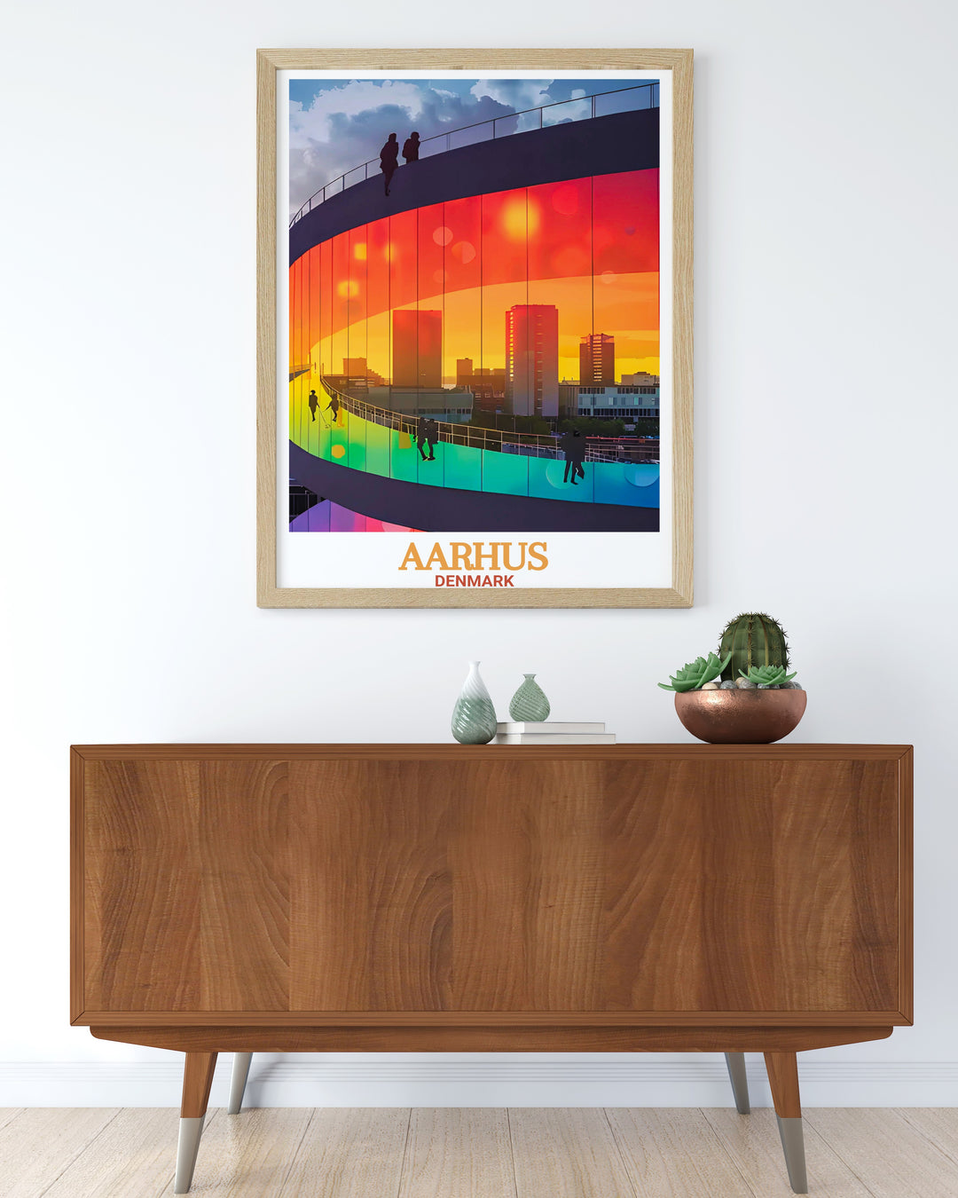 Discover the beauty of Aarhus with ARoS Aarhus Art Museum posters that highlight the museums grandeur and captivating exhibits. These prints are perfect for enhancing your home or office with a touch of Denmarks artistic charm.