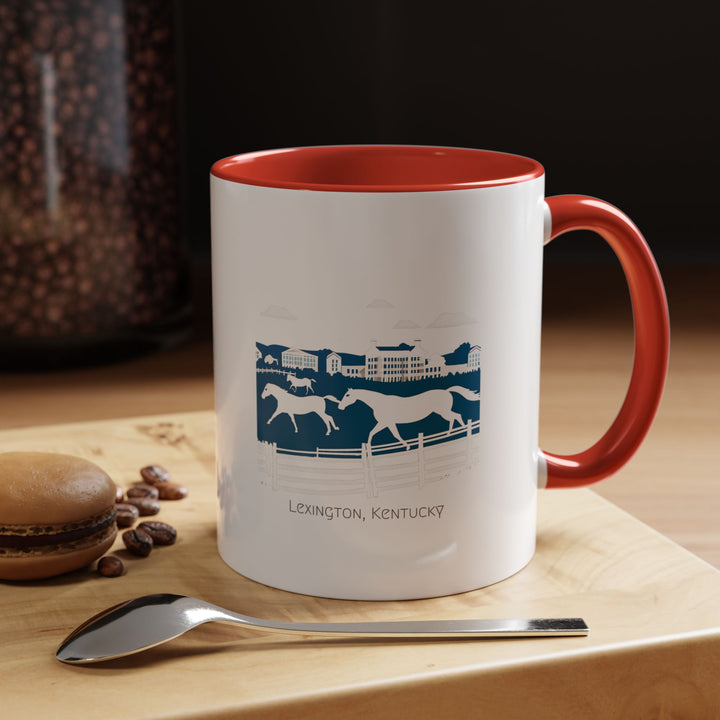 The Lexington Kentucky Mug is a premium ceramic piece adorned with detailed artwork showcasing Lexington’s charm and iconic landmarks. Dishwasher safe, it is ideal for coffee or tea lovers and makes a memorable gift or souvenir.