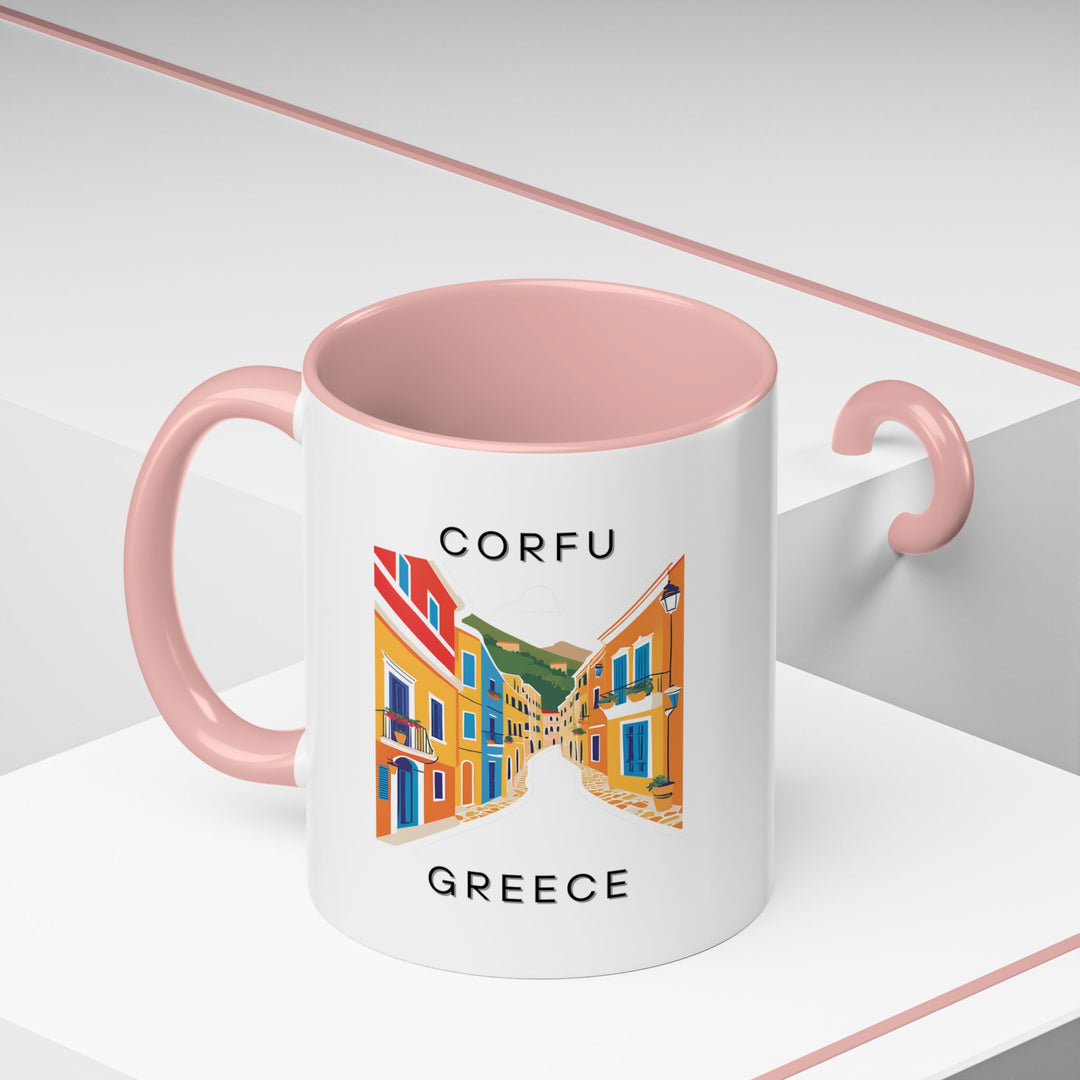 A beautiful Corfu Greece mug that brings the island’s charm into your daily routine. Featuring artwork of Corfu’s scenic landscapes, it’s perfect for coffee lovers and a wonderful souvenir for anyone who appreciates Greek culture.