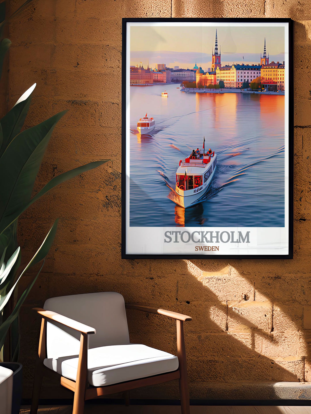 Riddarfjarden stunning prints capture the charm and elegance of Stockholms iconic waterfront ideal for sophisticated home decor and as a unique gift for various occasions including Mothers Day Fathers Day and Christmas celebrations