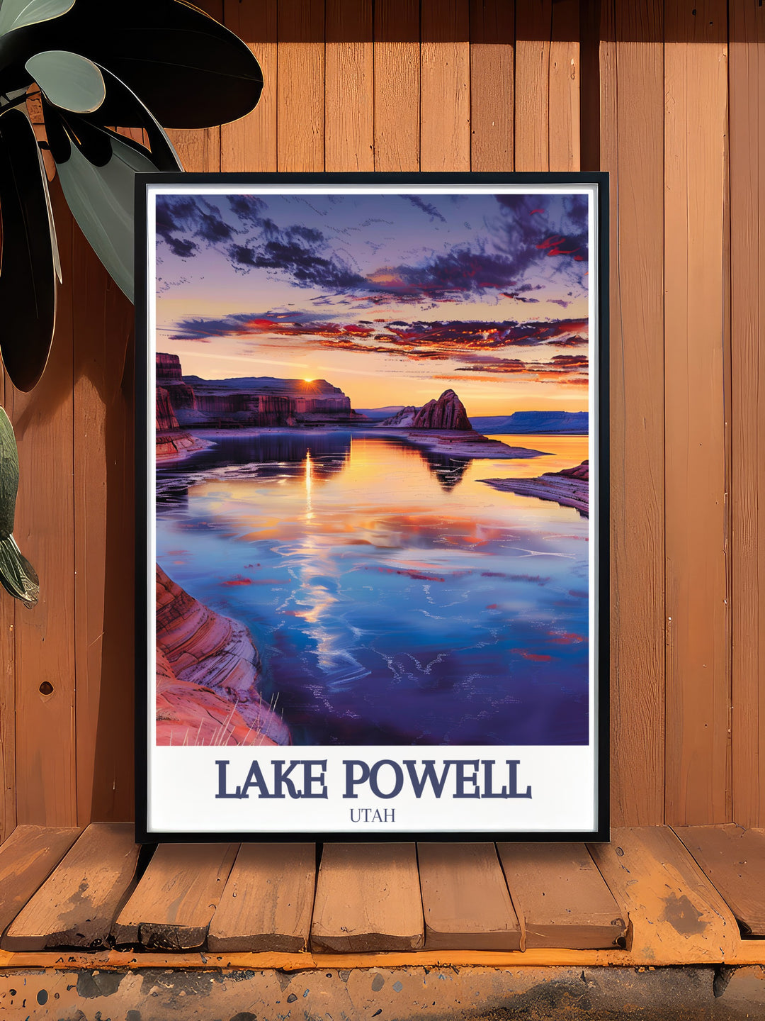 This Lake Powell wall art captures the dramatic views of Glen Canyon cove and Padre Bay, making it the ideal addition to any home or office space. A perfect travel inspired gift for lovers of the great outdoors.