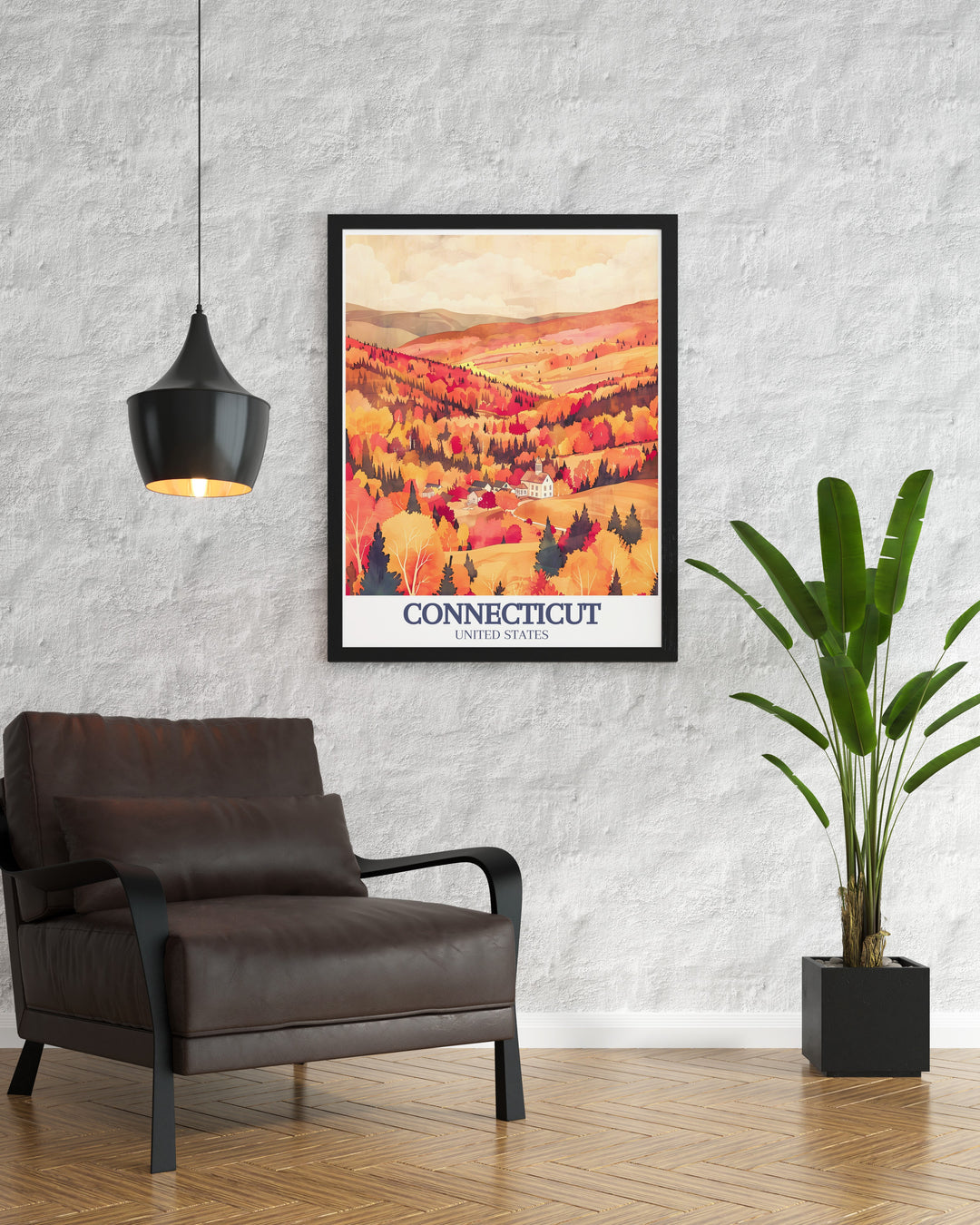 Personalized Connecticut artwork featuring Bridgeport and Litchfield Hills New England town with stunning prints ideal for home décor this Connecticut travel print is perfect for adding a touch of elegance to your living space and makes an excellent gift for special occasions.