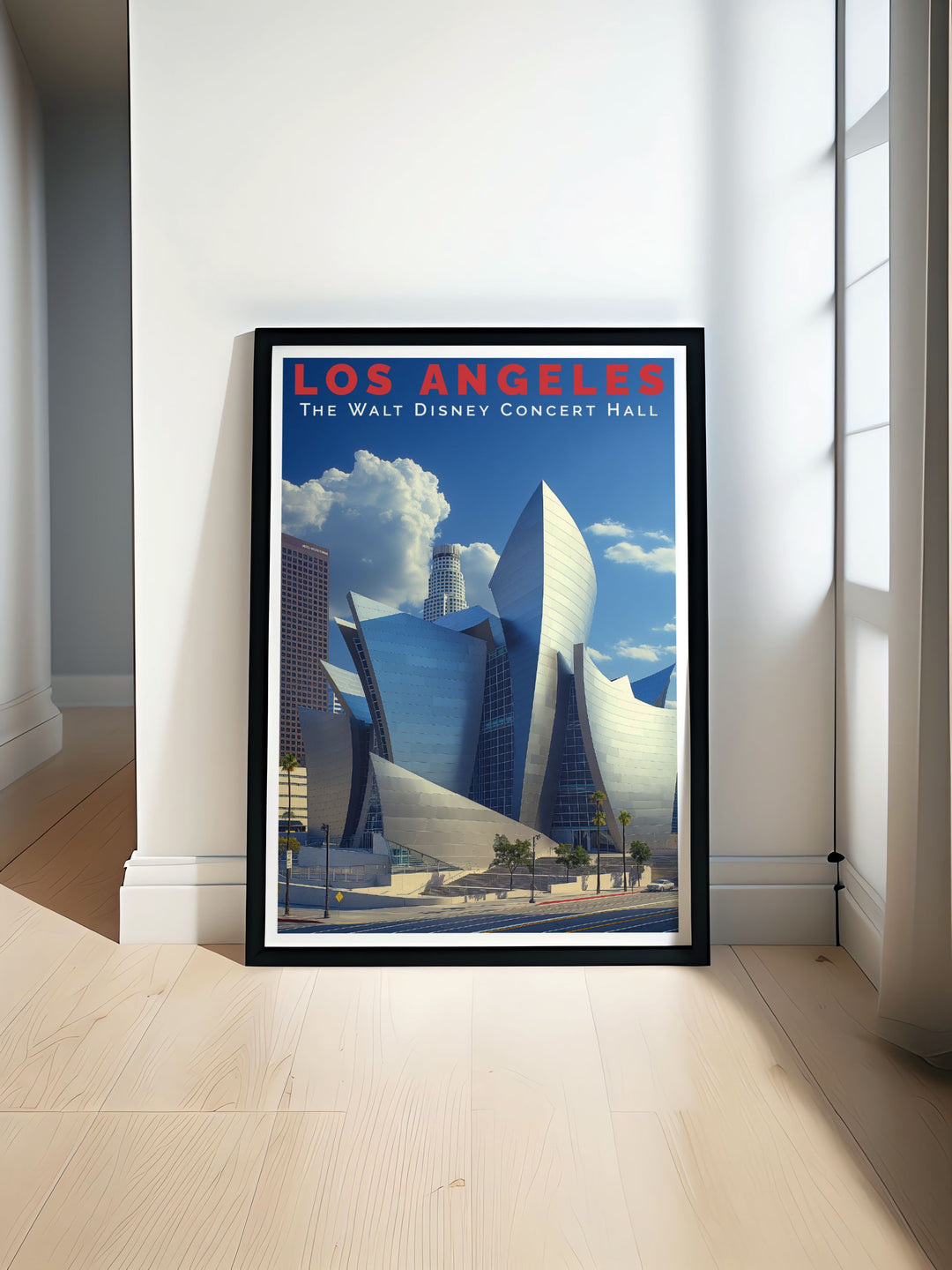 This detailed poster of Los Angeles illustrates the citys diverse neighborhoods and cultural landmarks, making it an excellent addition to any art collection celebrating urban charm.