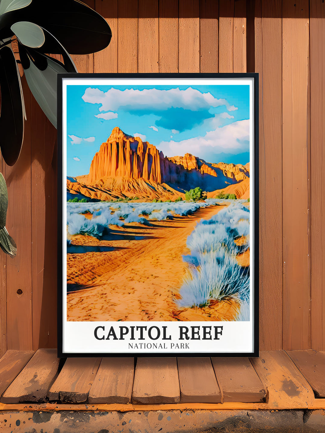 Capitol Reef Art Print brings the scenic vistas of Capitol Reef National Park into your living space, with detailed depictions of Navajo sandstone cliffs and Cathedral Valley. This print is perfect for anyone who loves the vast landscapes of the American Southwest.