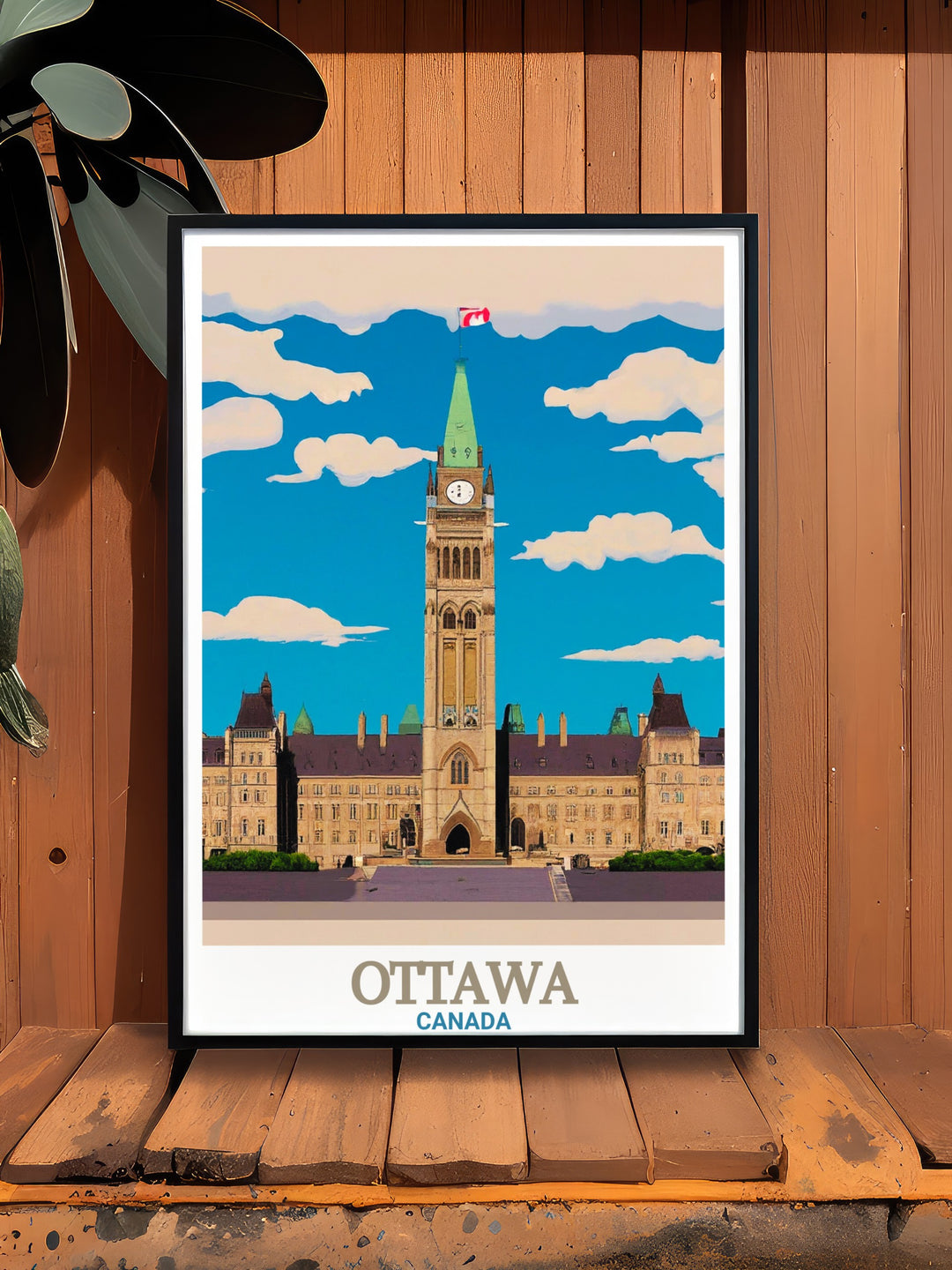 Beautiful Ottawa city Map with Parliament Hill highlighted. This art print is perfect for those who appreciate detailed cartography and the historical significance of Ottawas landscape. Ideal for home decor and educational purposes.