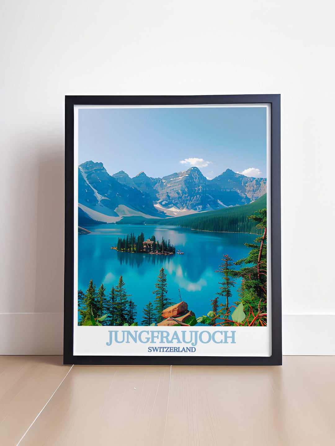 Bring the beauty of Switzerland into your home with this stunning travel print featuring the iconic Jungfraujoch and Aletsch Glacier. Whether you love outdoor adventures or the serene beauty of nature, this print captures the spirit of the Swiss Alps.