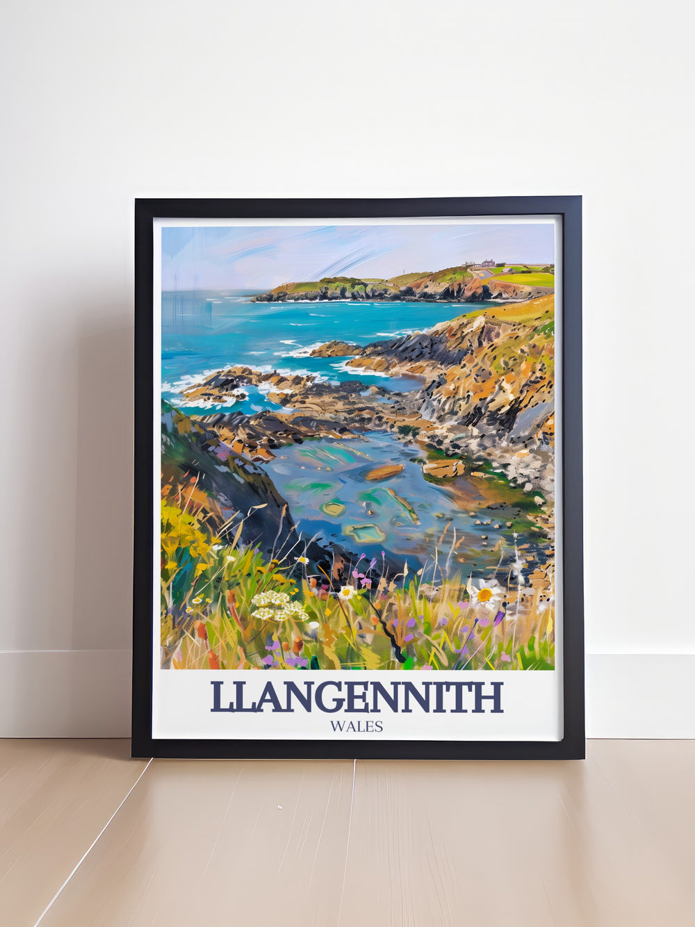 Bring the peacefulness of the Welsh coast into your home with this Brandy Cove Canvas Art. The soft tones and serene composition capture the hidden beauty of Brandy Cove, making it a perfect addition for anyone who loves coastal retreats and quiet getaways.