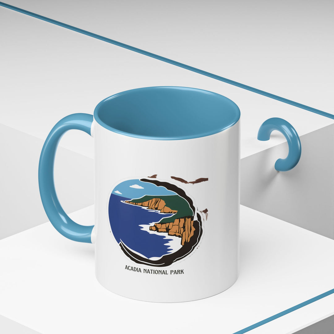 Bring the beauty of Acadia National Park into your home with this artistic mug. Perfect for nature lovers, it features intricate designs inspired by the park’s scenery. This mug is dishwasher and microwave safe, making it ideal for everyday use.