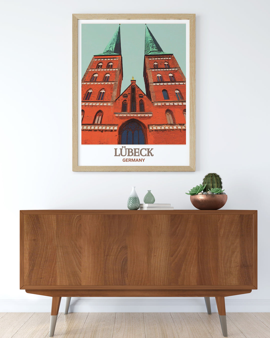 Marienkirche stunning prints from Lubeck make for the perfect addition to any living room or office capturing the architectural beauty of one of Germanys most famous landmarks a must have for anyone who appreciates fine German art and history