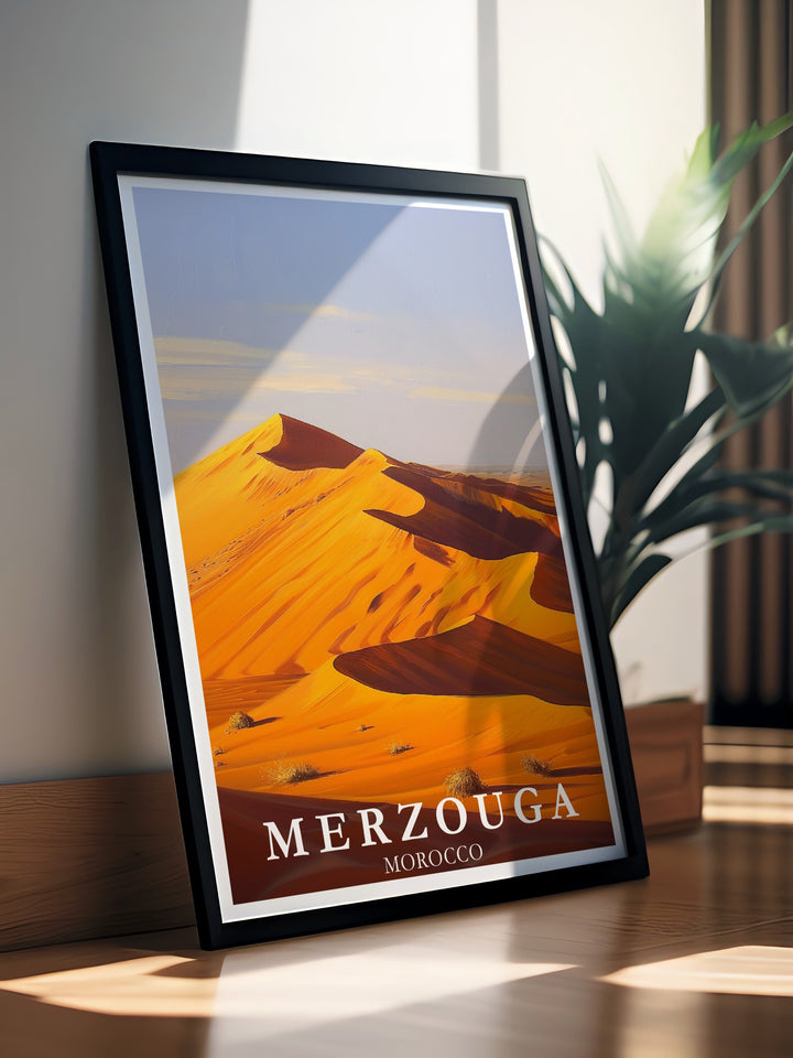 Merzouga Art Print and Erg Chebbi Dunes Wall Art offer a stunning way to celebrate the beauty of Morocco in your home Perfect for adding a touch of cultural richness and natural beauty to any space these prints are a wonderful addition to any decor