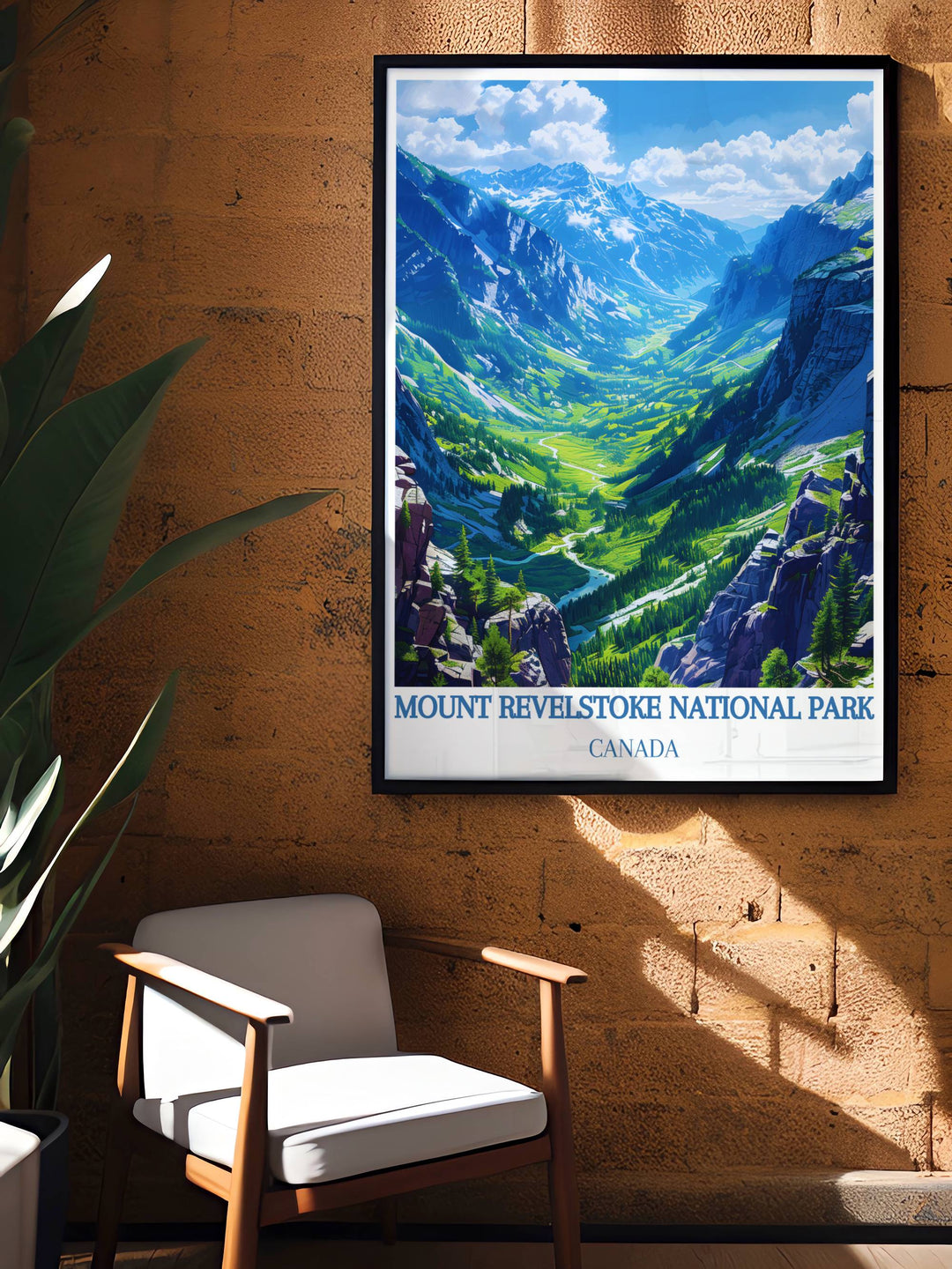 Bring the natural beauty of Canadas Rockies indoors with Meadows in the Sky Parkway modern décor. This artwork showcases the stunning vistas of Revelstoke and Banff National Park, blending classic and modern styles for an elegant home touch.