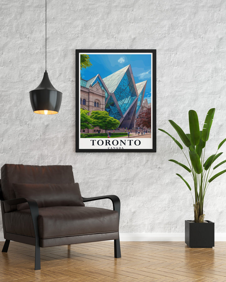 Stunning Royal Ontario Museum framed print adding a touch of elegance to any room ideal for gifts for mom or dad.