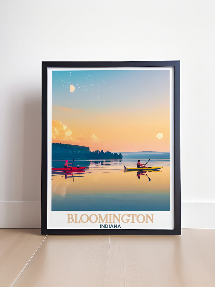 Bloomington decor Lake Monroe digital download capturing the tranquility and charm of Lake Monroe perfect for adding a touch of nature to any room or as a personalized gift for those who appreciate Bloomingtons beauty