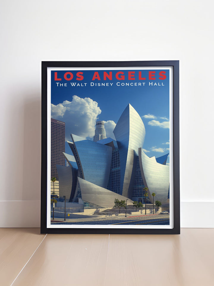 Featuring the iconic landmarks and vibrant communities of Los Angeles, this poster showcases the citys inviting landscapes, perfect for those who cherish urban living and cultural diversity.