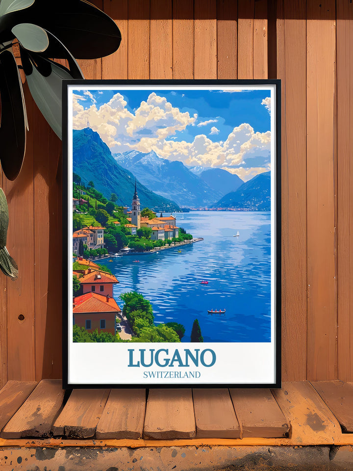 Celebrating Switzerlands rich natural heritage, this poster showcases scenes that highlight the countrys iconic landscapes. Perfect for those who love exploring nature.